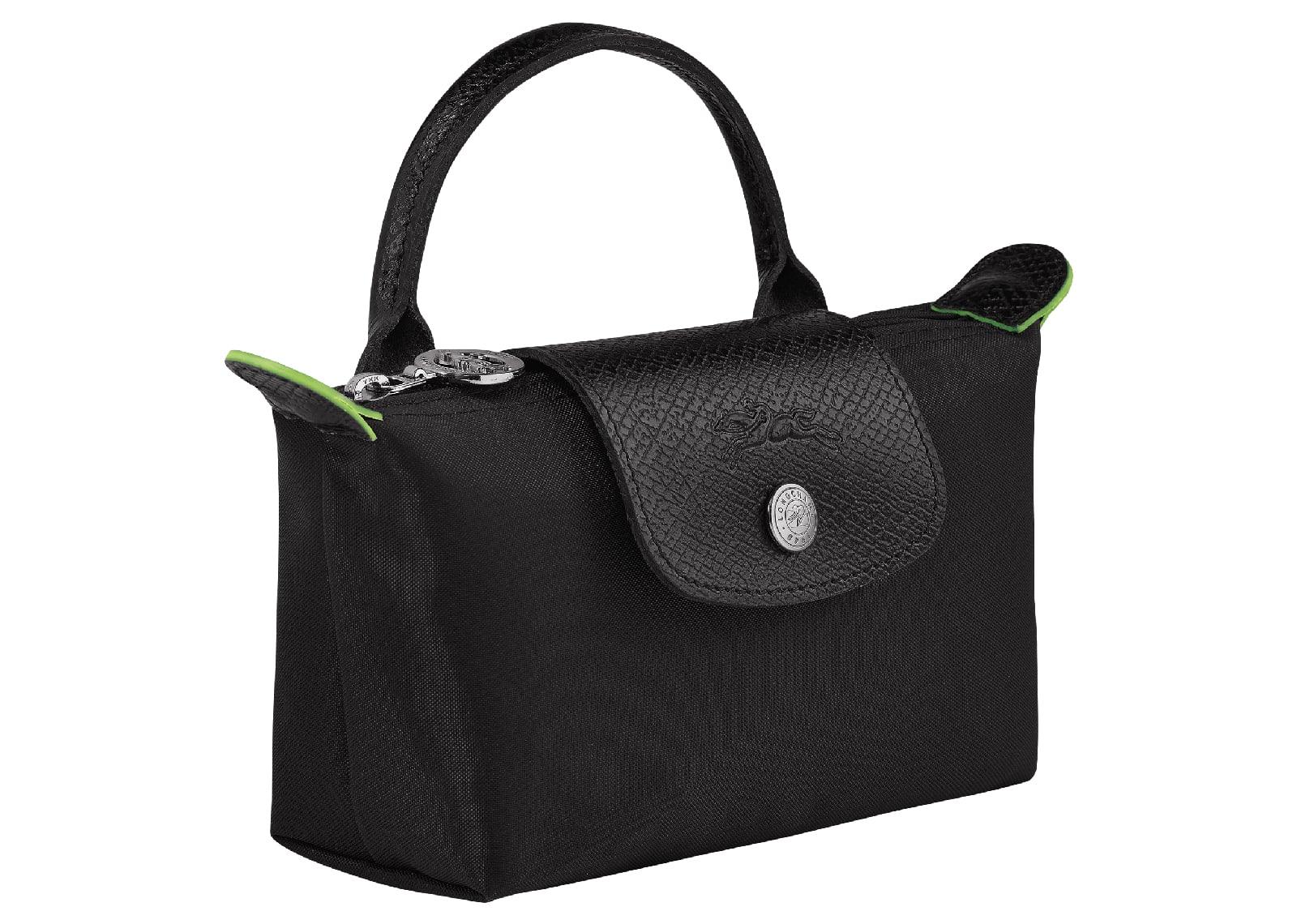 Longchamp Le Pliage Green Pouch With Handle Black - Sneaker Türkiye