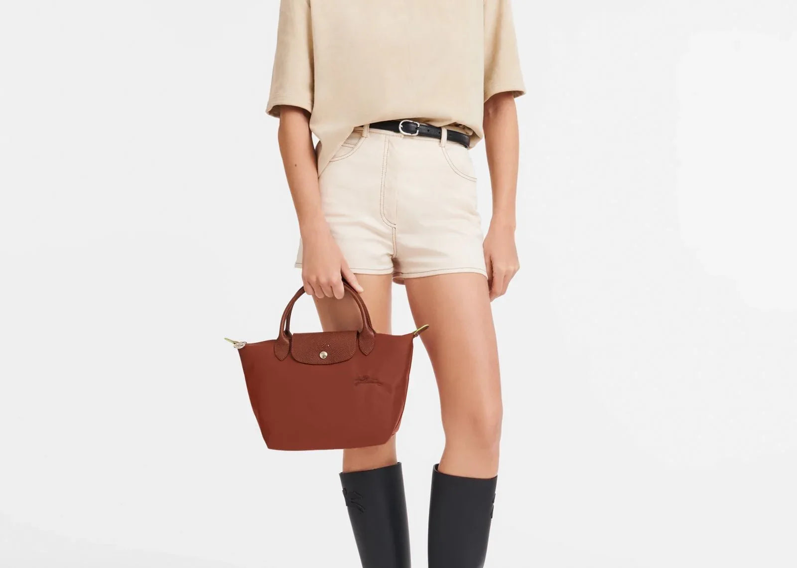 Longchamp Le Pliage Green Small Handbag Chestnut - Sneaker Türkiye