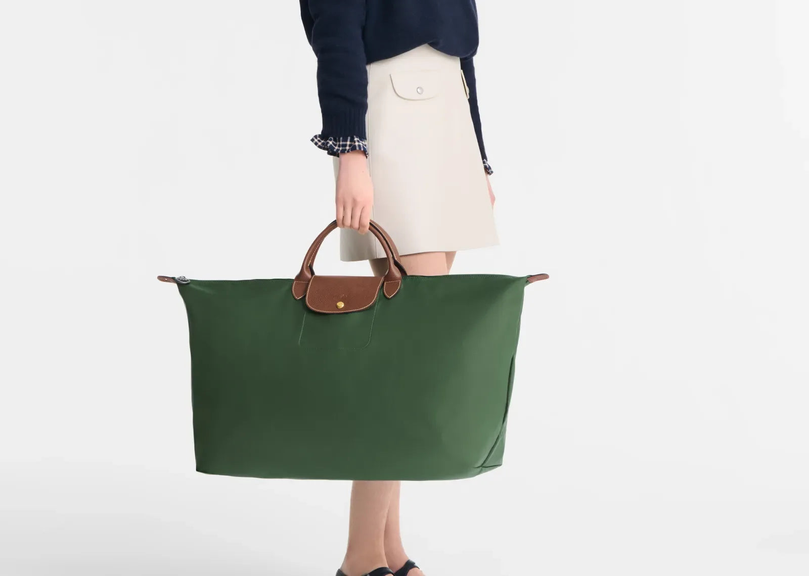 Longchamp Le Pliage Original L Travel Bag British Green - Sneaker Türkiye