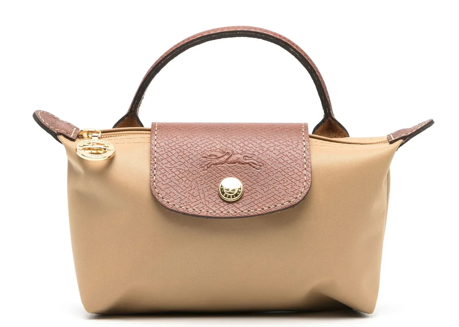 Longchamp Le Pliage Original Pouch With Handle Fawn - Sneaker Türkiye