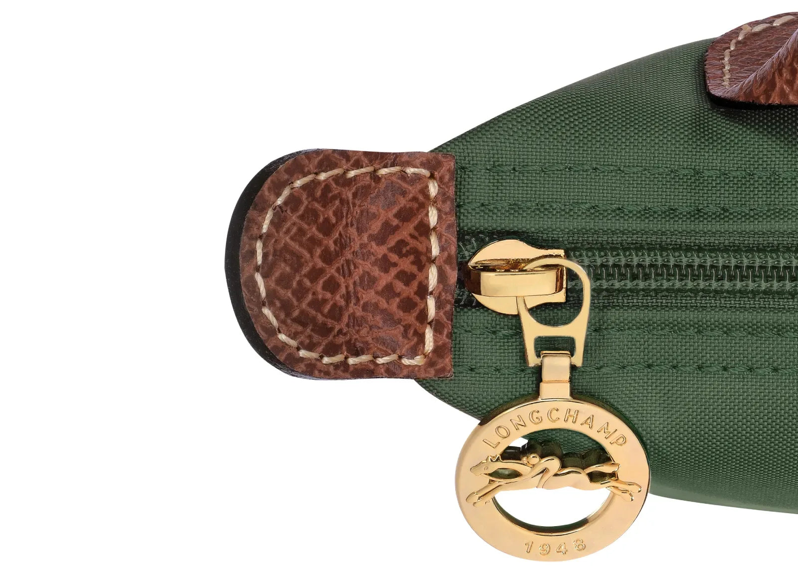 Longchamp Le Pliage Original Pouch With Handle British Green - Sneaker Türkiye