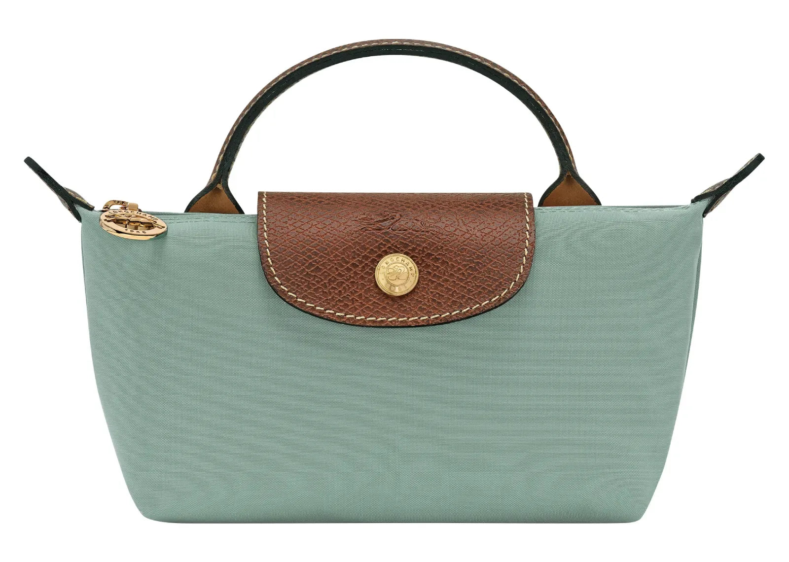 Longchamp Le Pliage Original Pouch With Handle Celadon - Sneaker Türkiye