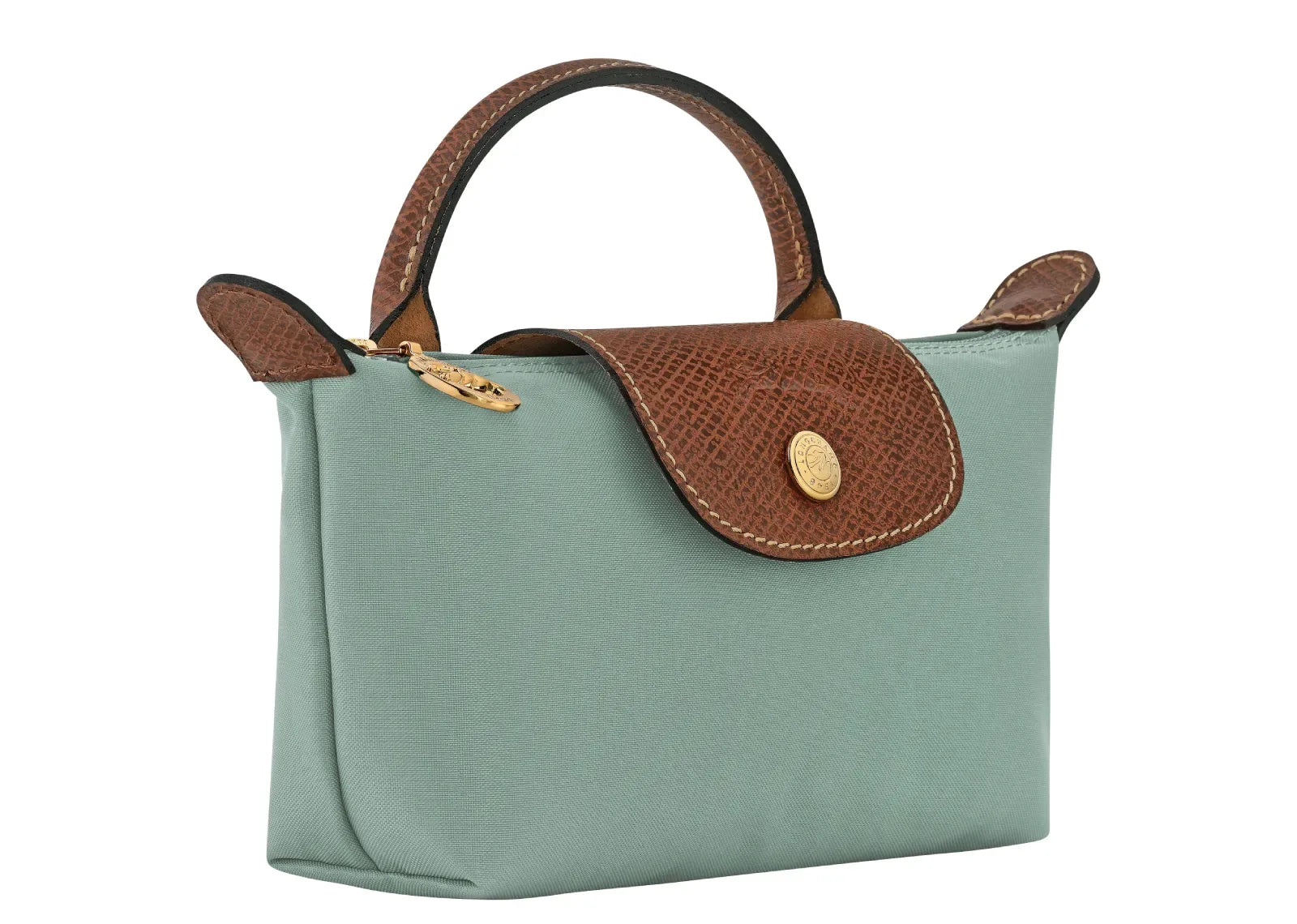 Longchamp Le Pliage Original Pouch With Handle Celadon - Sneaker Türkiye