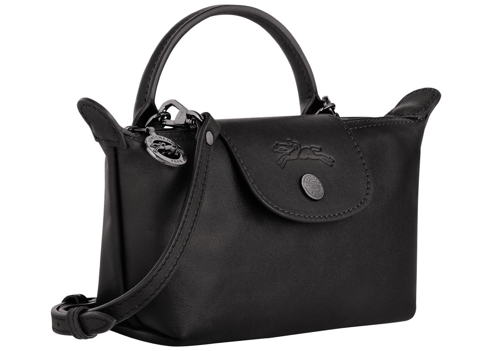 Longchamp Le Pliage Xtra XS Pouch Leather Black - Sneaker Türkiye