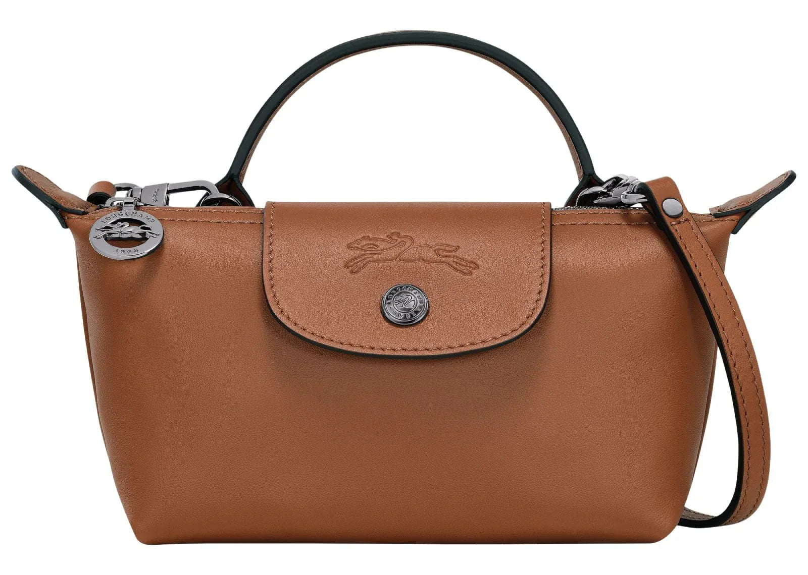 Longchamp Le Pliage Xtra XS Pouch Leather Cognac - Sneaker Türkiye