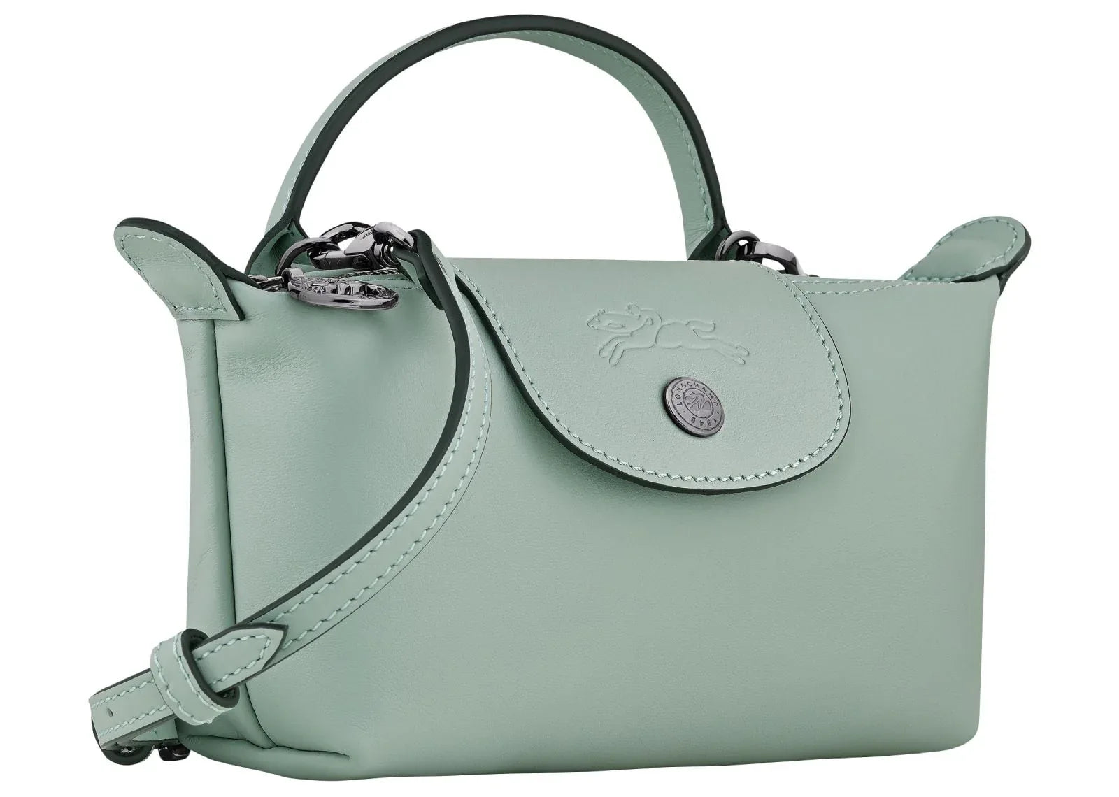 Longchamp Le Pliage Xtra XS Pouch Leather Vervain - Sneaker Türkiye