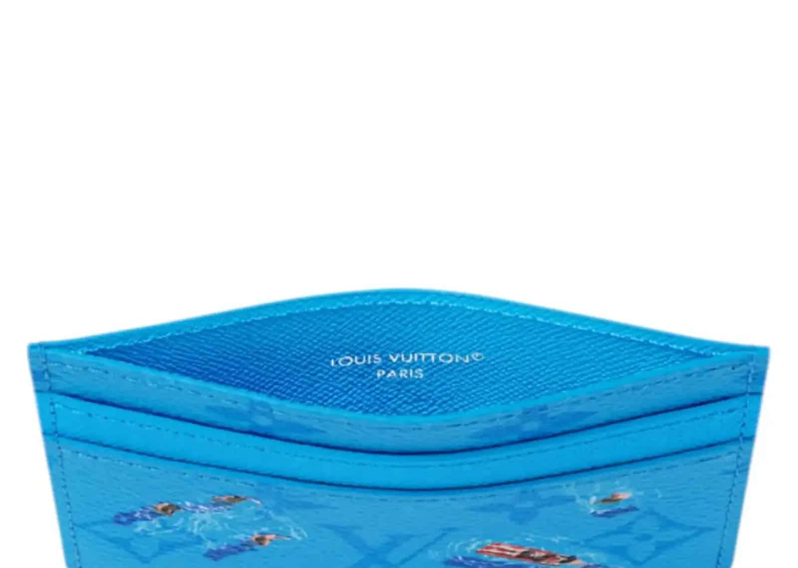 Louis Vuitton Pool Double Card Case Blue Lagoon - Sneaker Türkiye