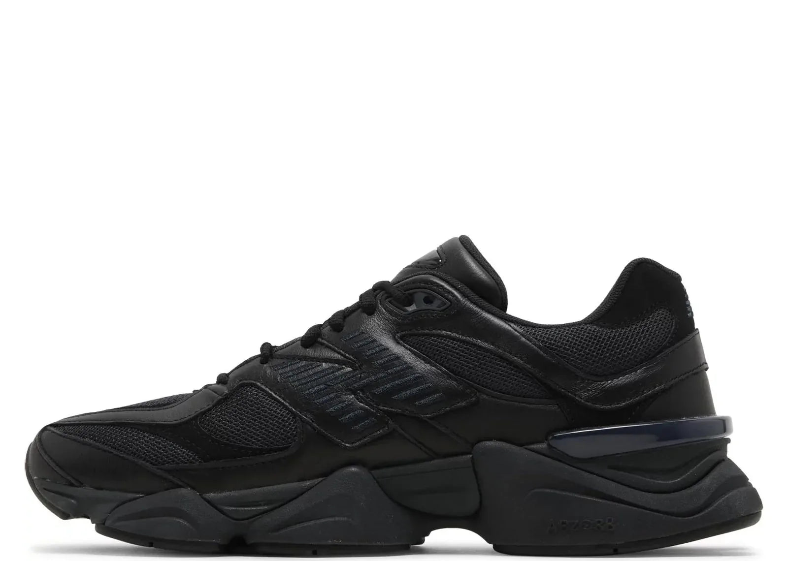 New Balance 9060 Triple Black Leather - Sneaker Türkiye