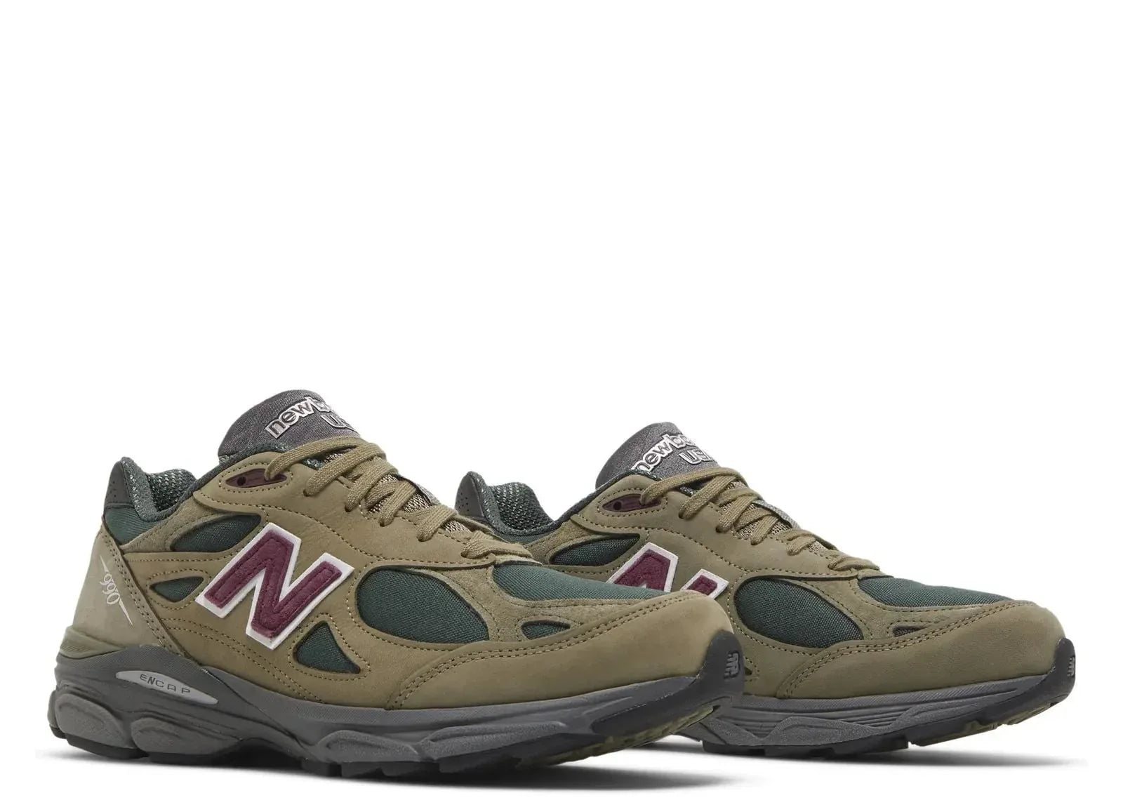 New Balance 990v3 MiUSA Teddy Santis Green Purple - Sneaker Türkiye