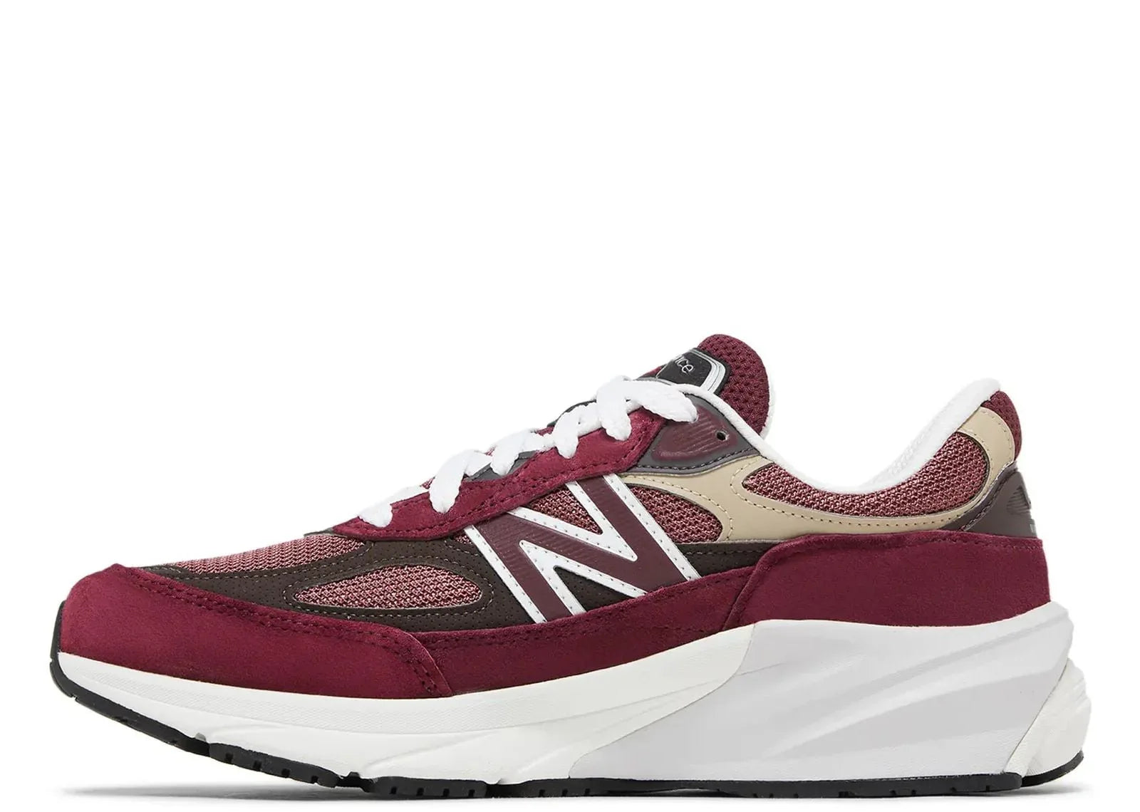 New Balance 990v6 MiUSA Teddy Santis Burgundy Tan - Sneaker Türkiye
