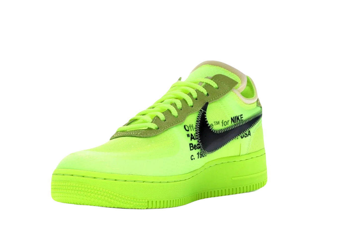 Nike Air Force 1 Low Off-White Volt - Sneaker Türkiye