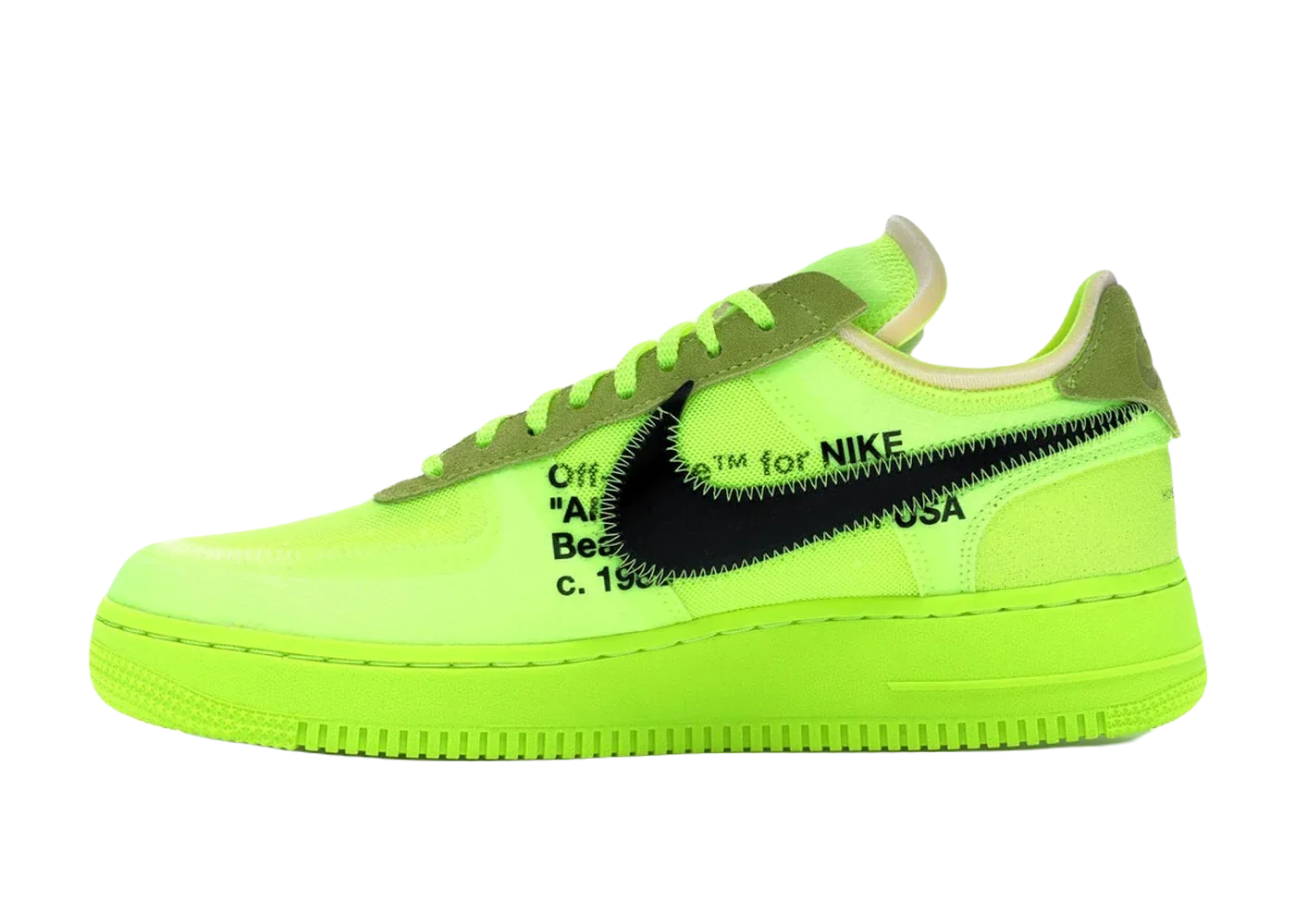 Nike Air Force 1 Low Off-White Volt - Sneaker Türkiye