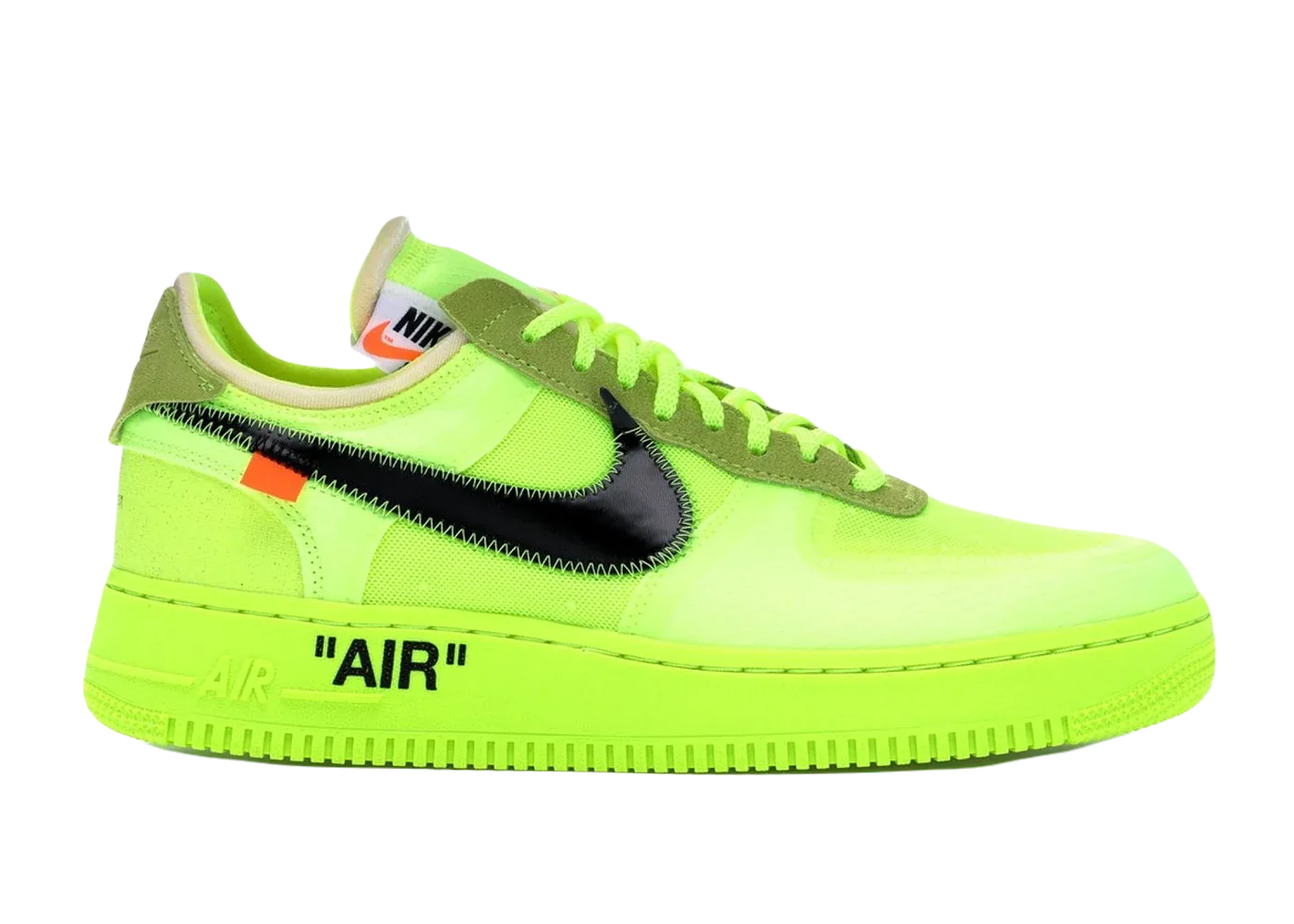 Nike Air Force 1 Low Off-White Volt - Sneaker Türkiye