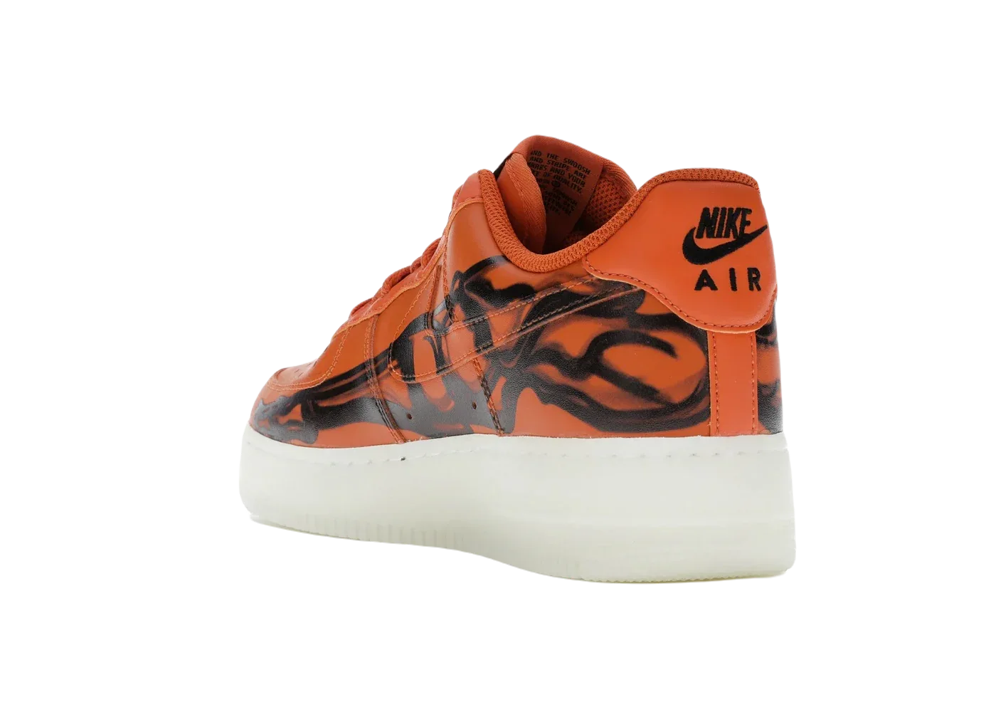 Nike Air Force 1 Low Orange Skeleton - Sneaker Türkiye