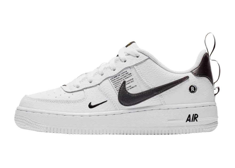 Nike Air Force 1 Low Utility White Black (GS) - Sneaker Türkiye