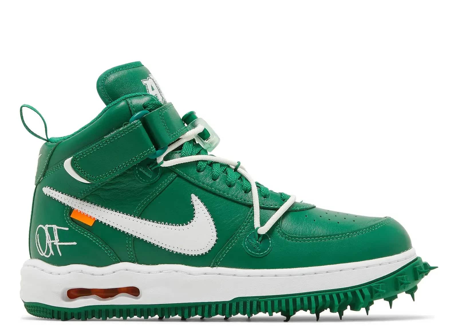 Nike Air Force 1 Mid Off-White Pine Green - Sneaker Türkiye