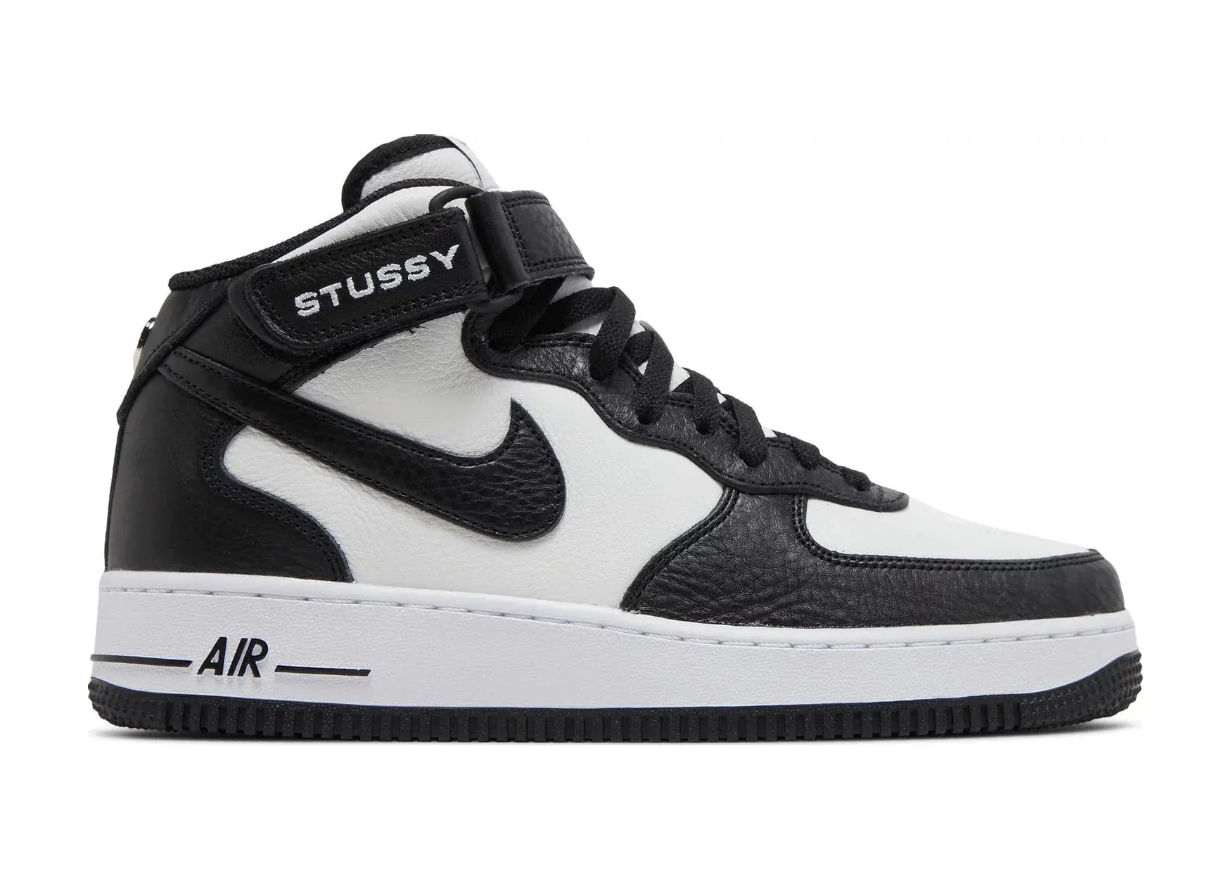 Nike Air Force 1 Mid Stussy Light Bone Black - Sneaker Türkiye