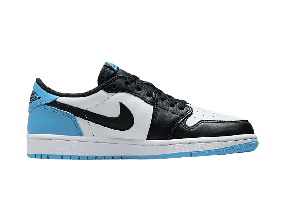 Nike Air Jordan 1 Low Black Dark Powder Blue (W) - Sneaker Türkiye