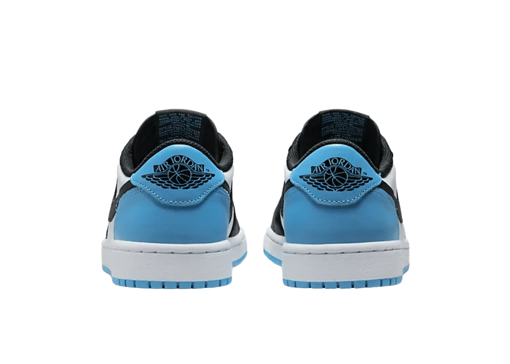 Nike Air Jordan 1 Low Black Dark Powder Blue (W) - Sneaker Türkiye