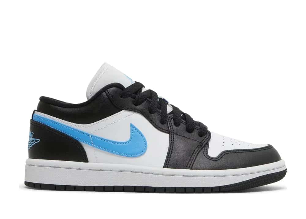 Nike Air Jordan 1 Low Black University Blue White (W) - Sneaker Türkiye