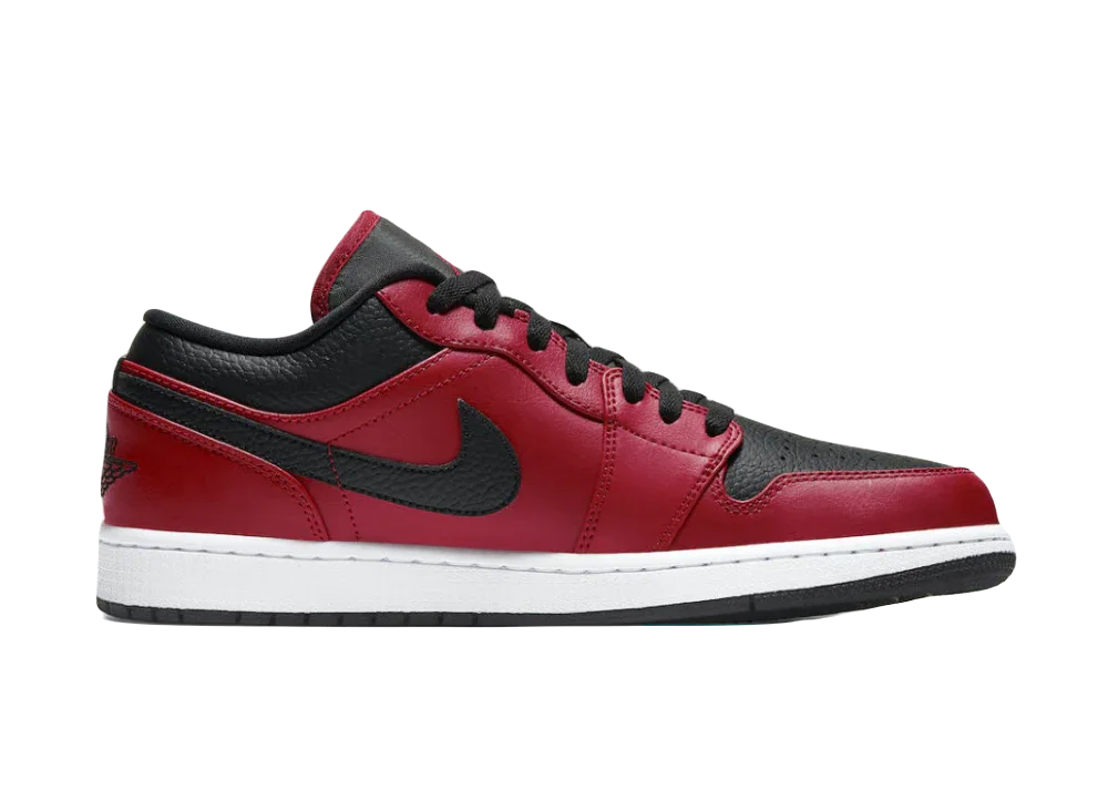 Nike Air Jordan 1 Low Reverse Bred Pebbled Swoosh - Sneaker Türkiye