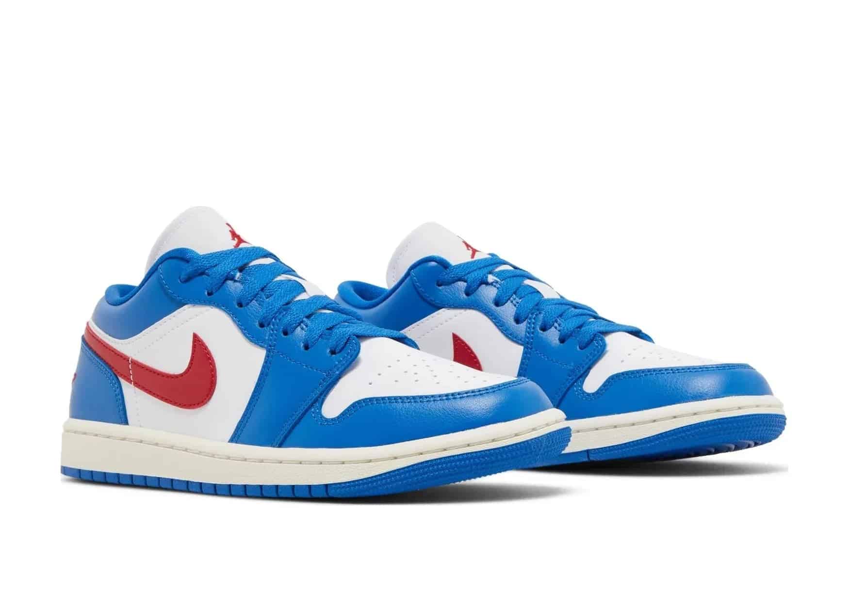 Nike Air Jordan 1 Low Sport Blue Gym Red (W) - Sneaker Türkiye