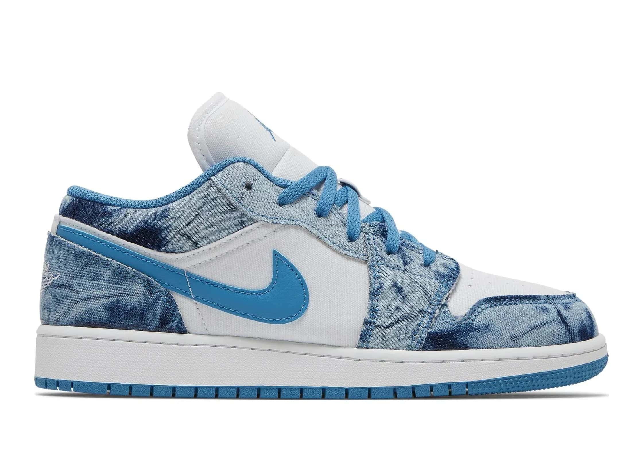 Nike Air Jordan 1 Low Washed Denim (GS) - Sneaker Türkiye