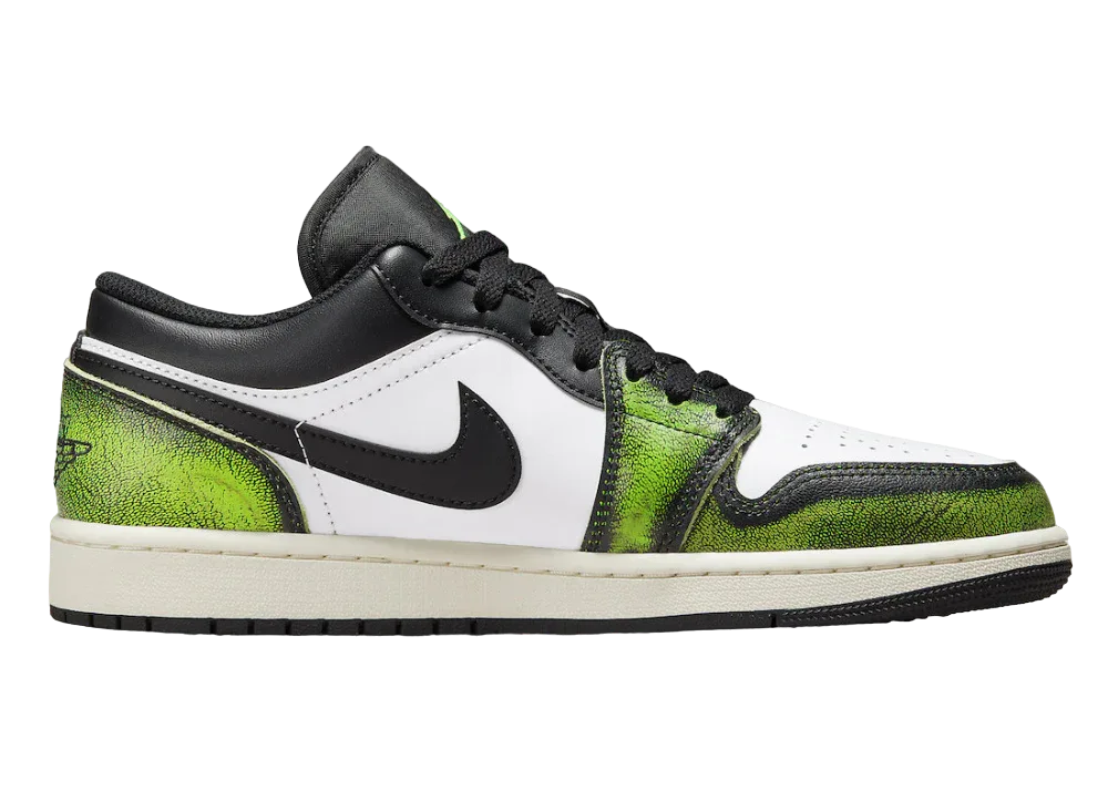 Nike Air Jordan 1 Low Wear Away Electric Green - Sneaker Türkiye
