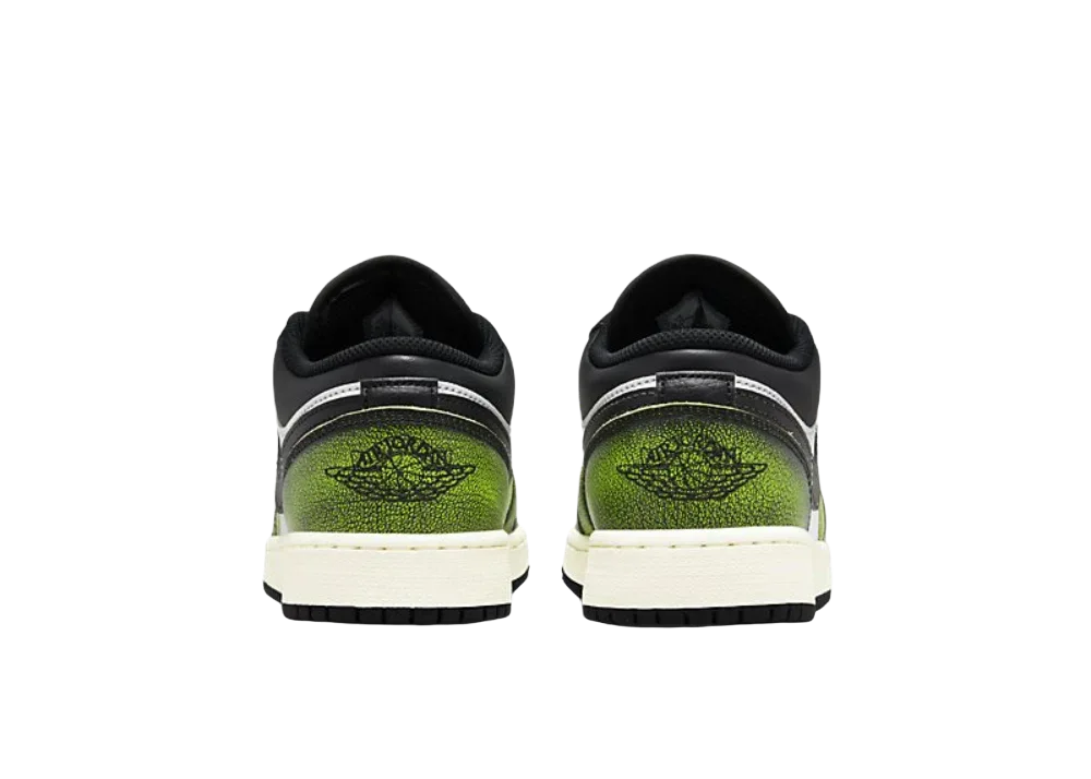 Nike Air Jordan 1 Low White Black Green (GS) - Sneaker Türkiye