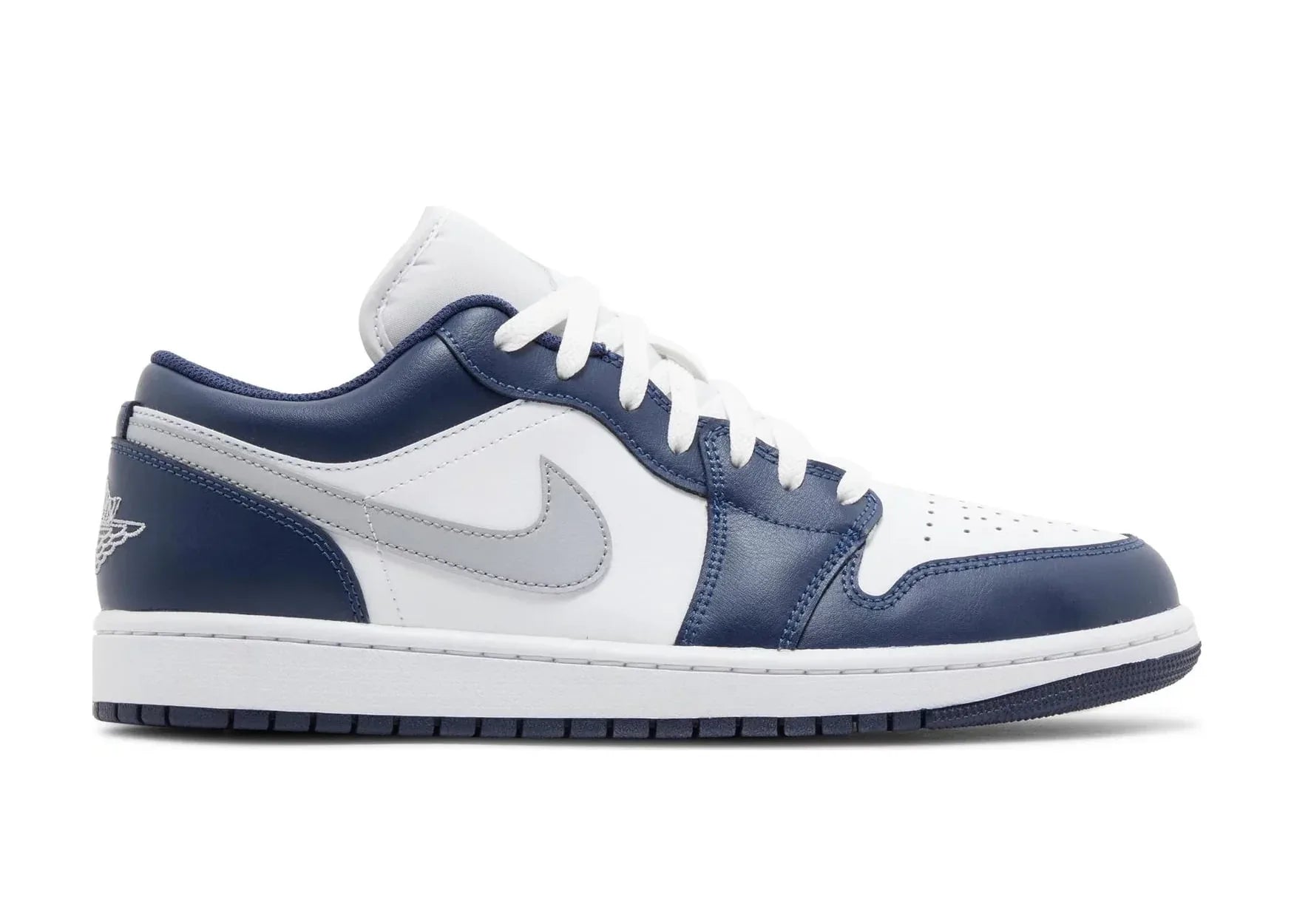 Nike Air Jordan 1 Low Wolf Grey Midnight Navy - Sneaker Türkiye
