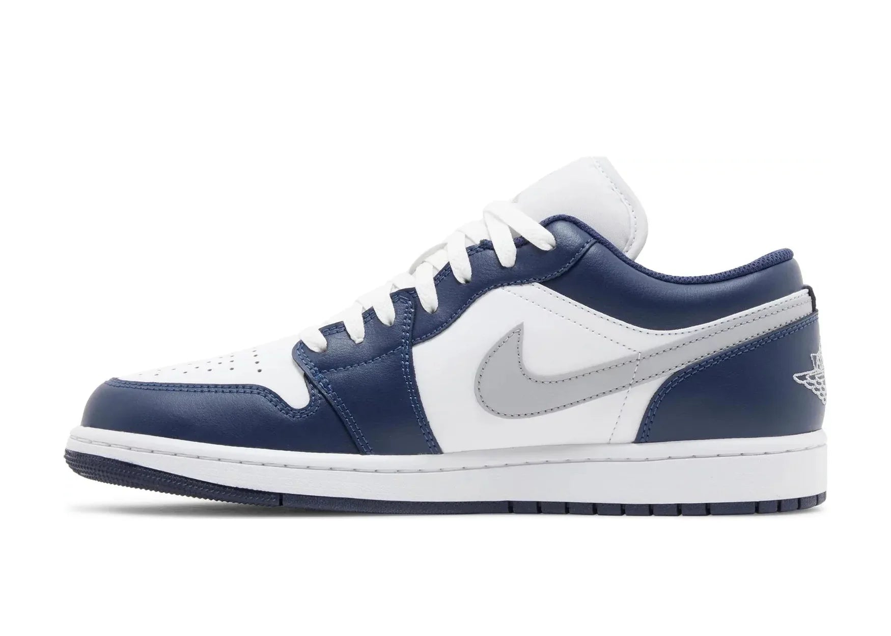 Nike Air Jordan 1 Low Wolf Grey Midnight Navy - Sneaker Türkiye