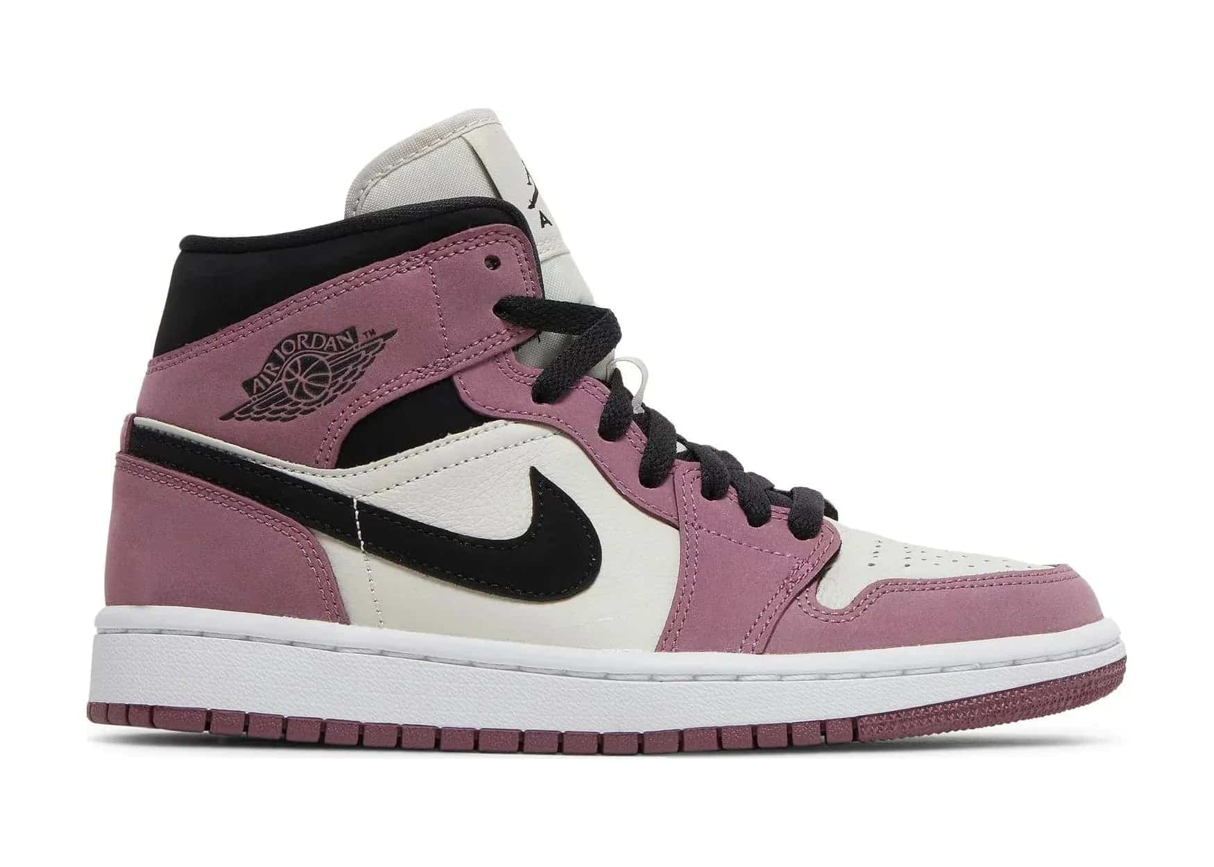 Nike Air Jordan 1 Mid Berry Pink (W) - Sneaker Türkiye