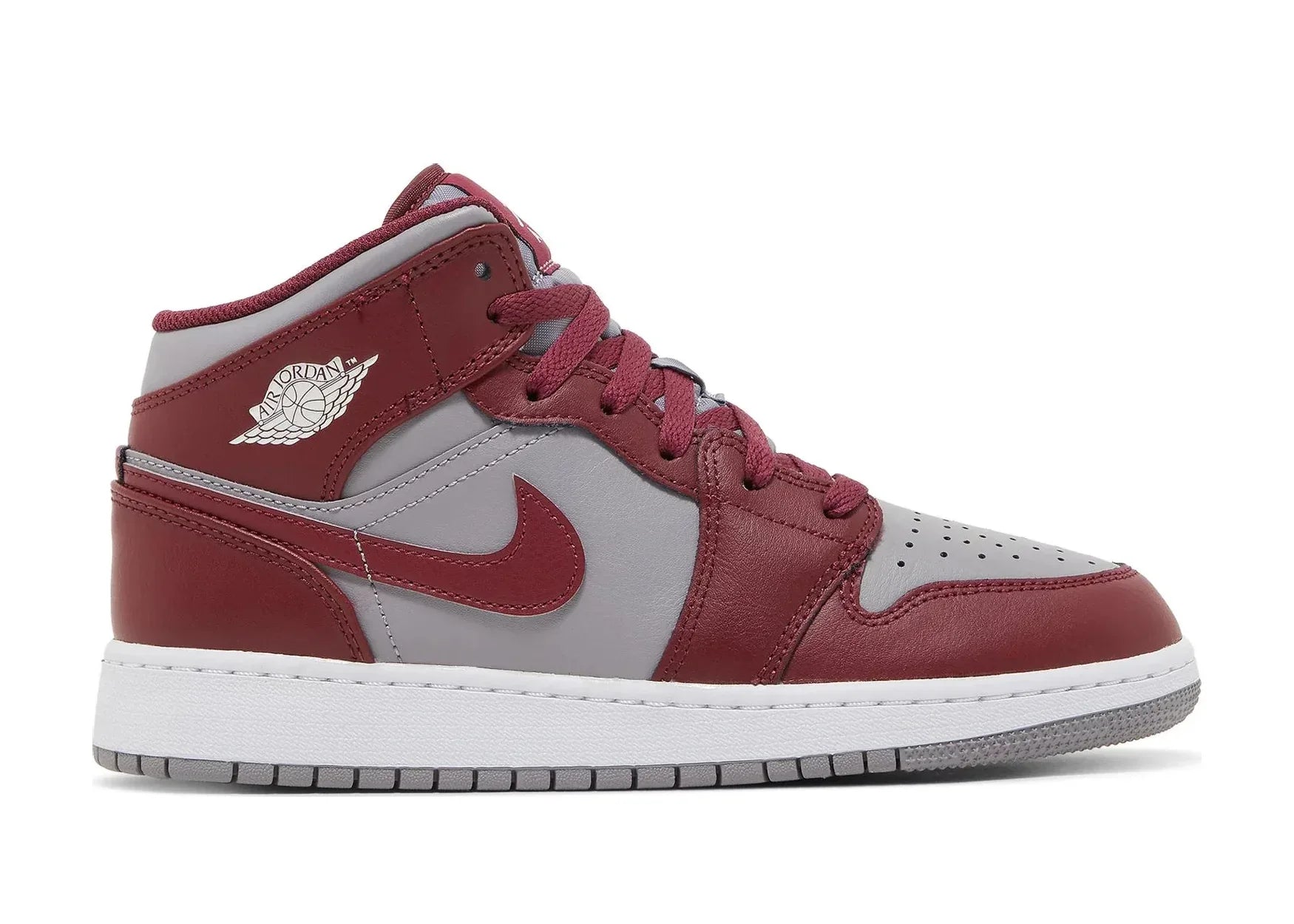 Nike Air Jordan 1 Mid Cherrywood Red (GS) - Sneaker Türkiye