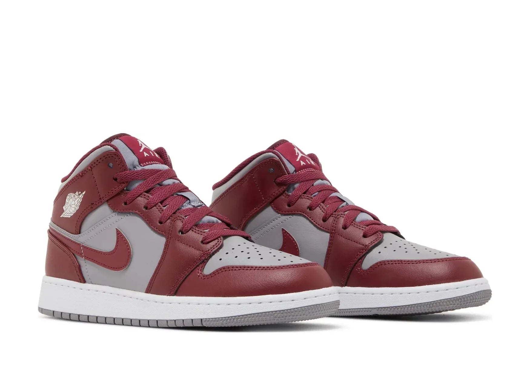 Nike Air Jordan 1 Mid Cherrywood Red (GS) - Sneaker Türkiye