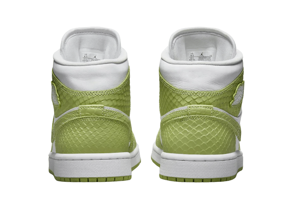 Nike Air Jordan 1 Mid Green Python (W) - Sneaker Türkiye