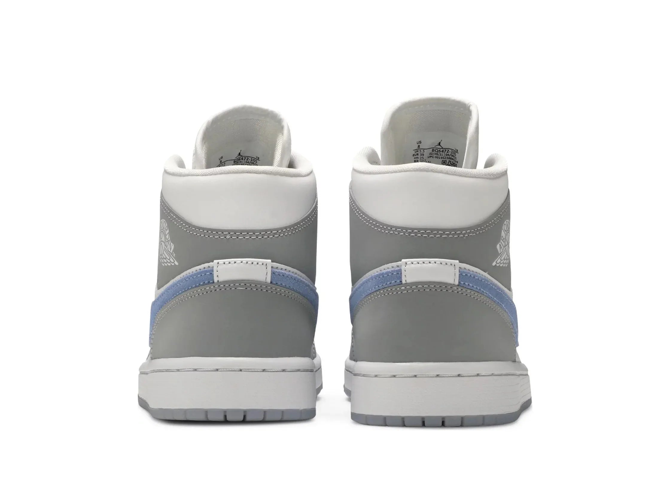 Nike Air Jordan 1 Mid Grey Blue (W) - Sneaker Türkiye