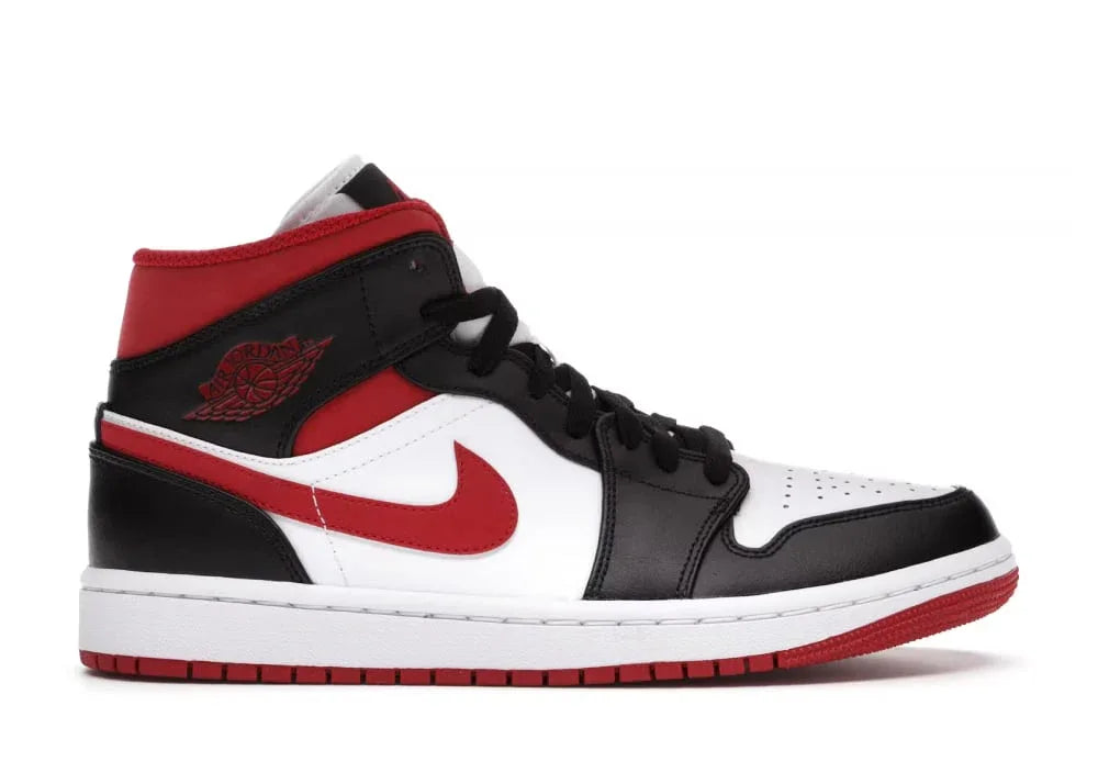 Nike Air Jordan 1 Mid Gym Red Black White - Sneaker Türkiye
