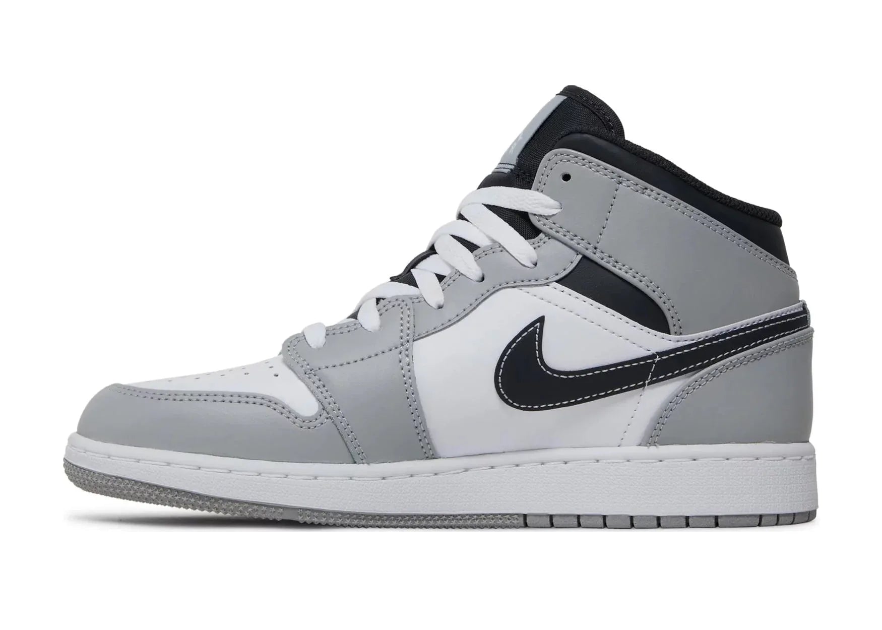 Nike Air Jordan 1 Mid Light Smoke Grey (GS) - Sneaker Türkiye