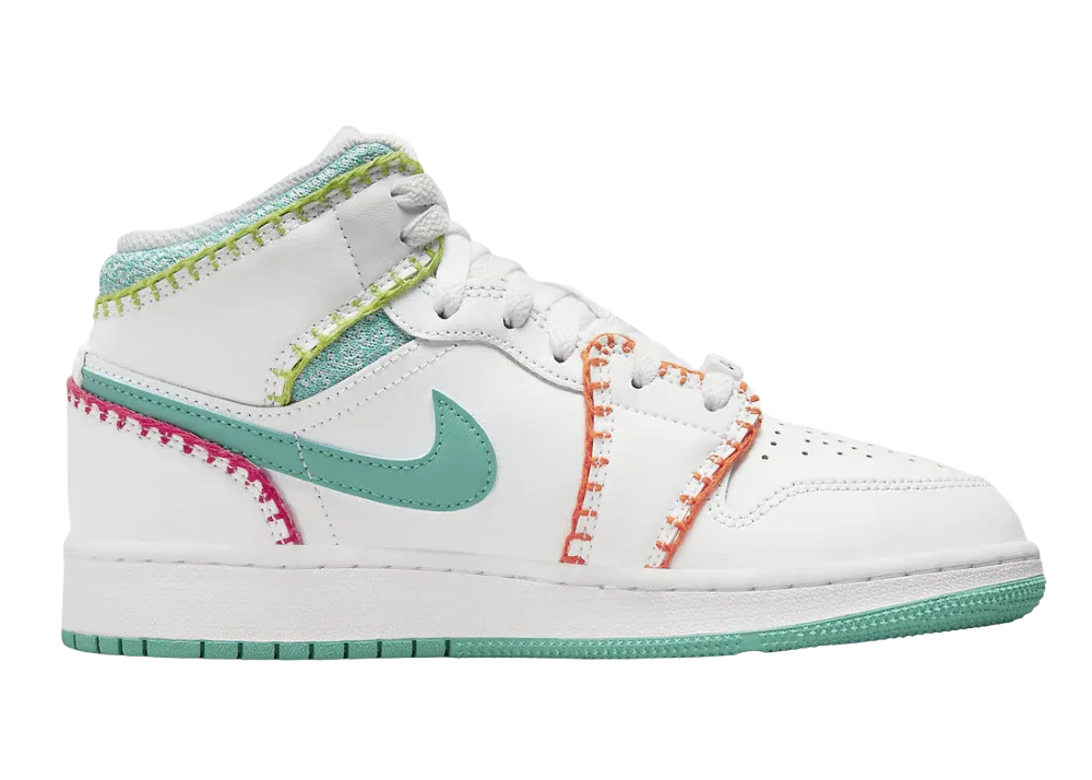 Nike Air Jordan 1 Mid Multi Knit (GS) - Sneaker Türkiye