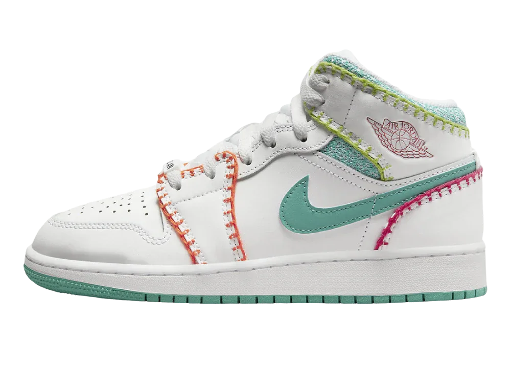 Nike Air Jordan 1 Mid Multi Knit (GS) - Sneaker Türkiye