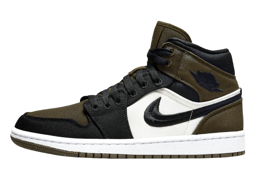 Nike Air Jordan 1 Mid Olive Toe (W) - Sneaker Türkiye