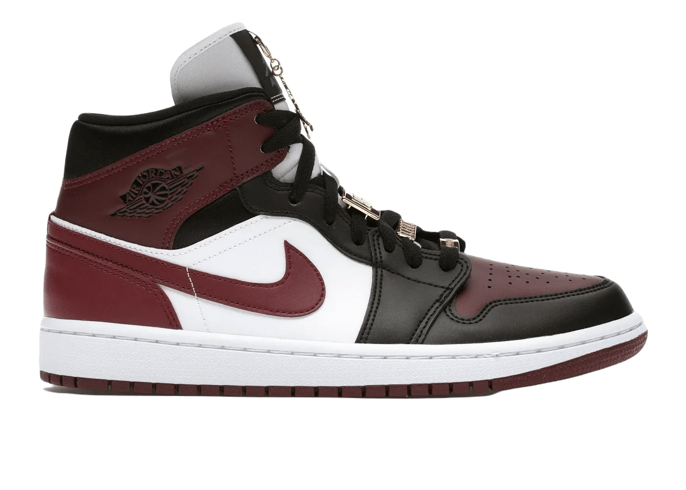 Nike Air Jordan 1 Mid SE Black Dark Beetroot (W) - Sneaker Türkiye