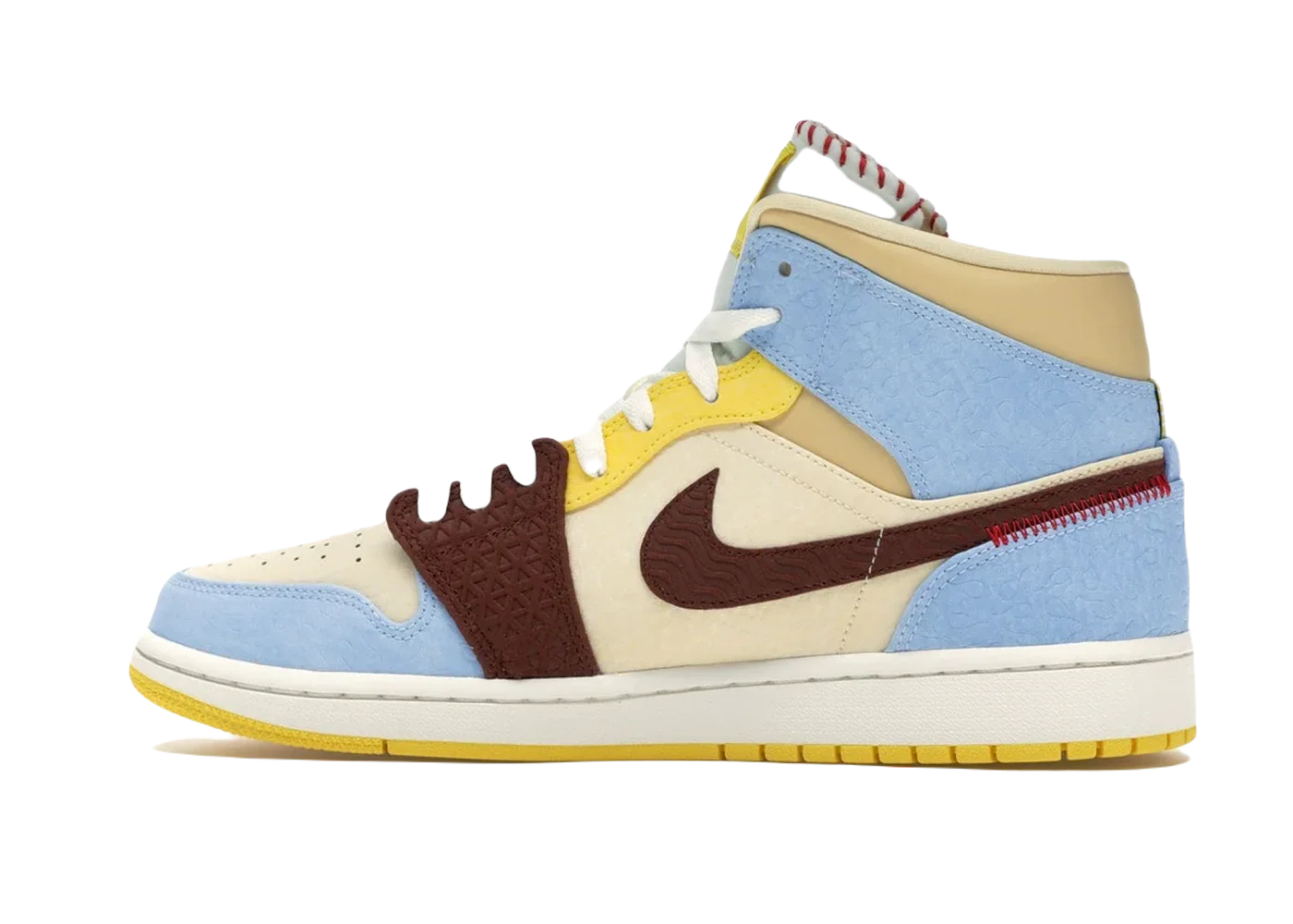 Nike Air Jordan 1 Mid SE Fearless Maison Chateau Rouge - Sneaker Türkiye