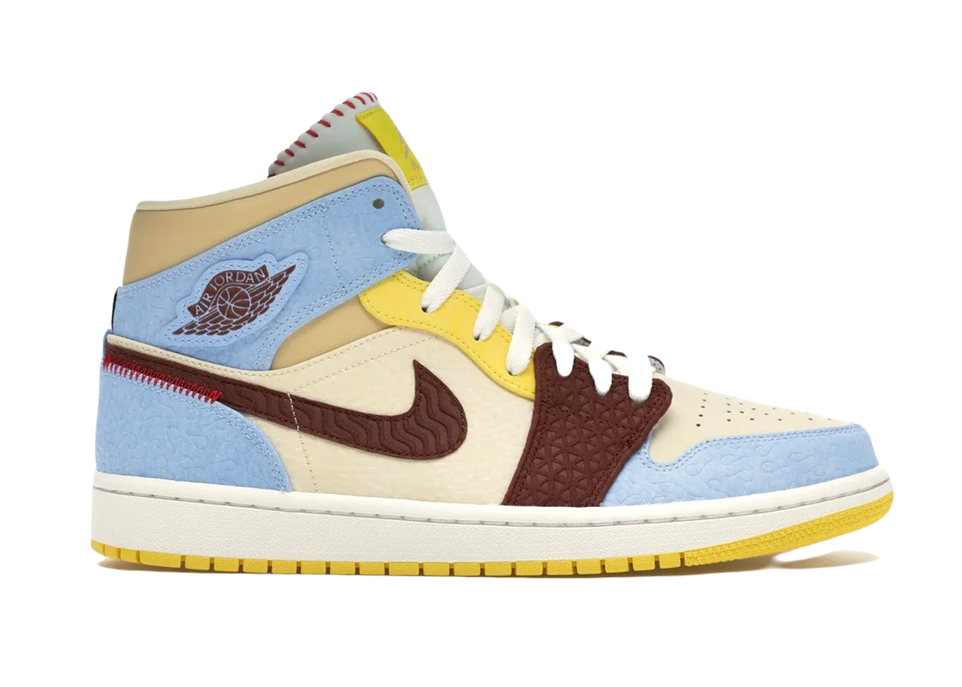 Nike Air Jordan 1 Mid SE Fearless Maison Chateau Rouge - Sneaker Türkiye