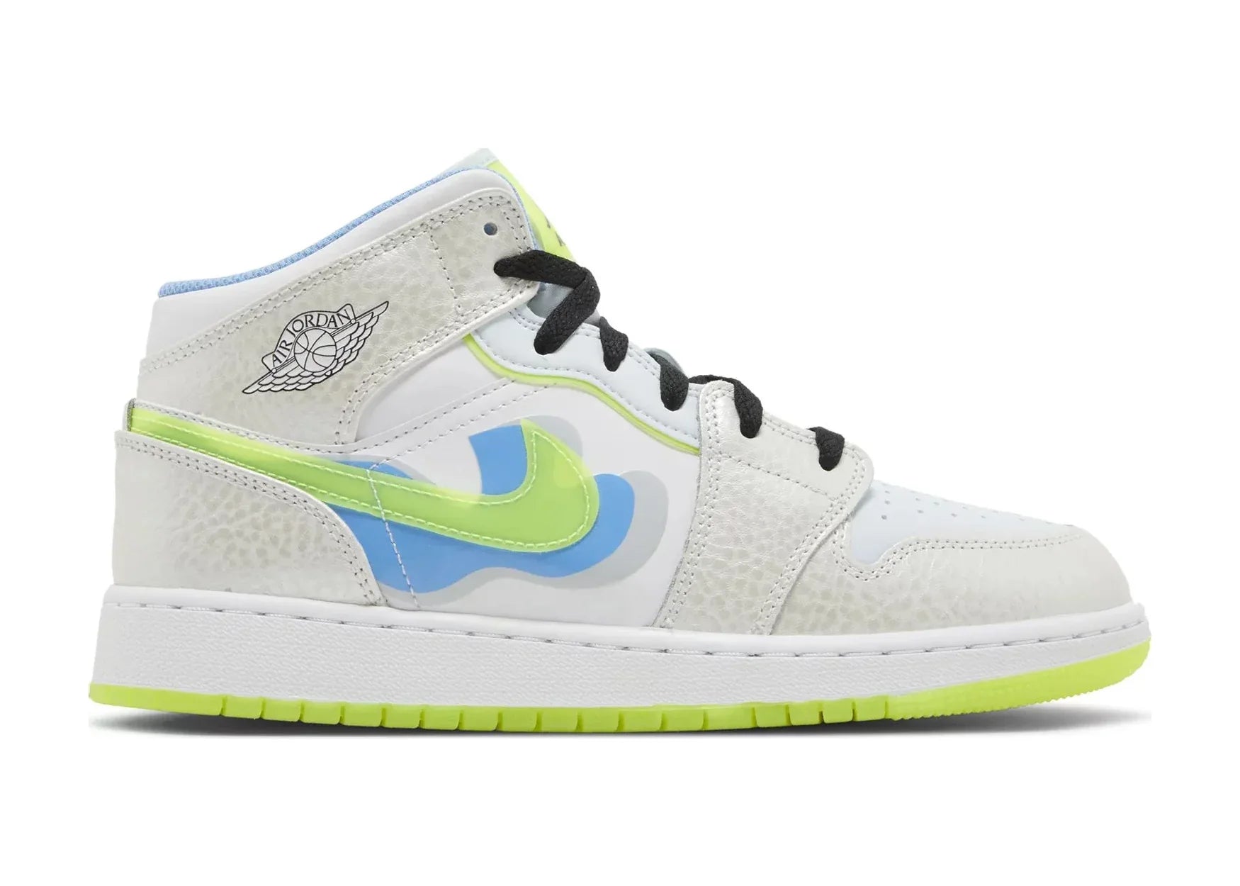 Nike Air Jordan 1 Mid SE Warped Swoosh (GS) - Sneaker Türkiye