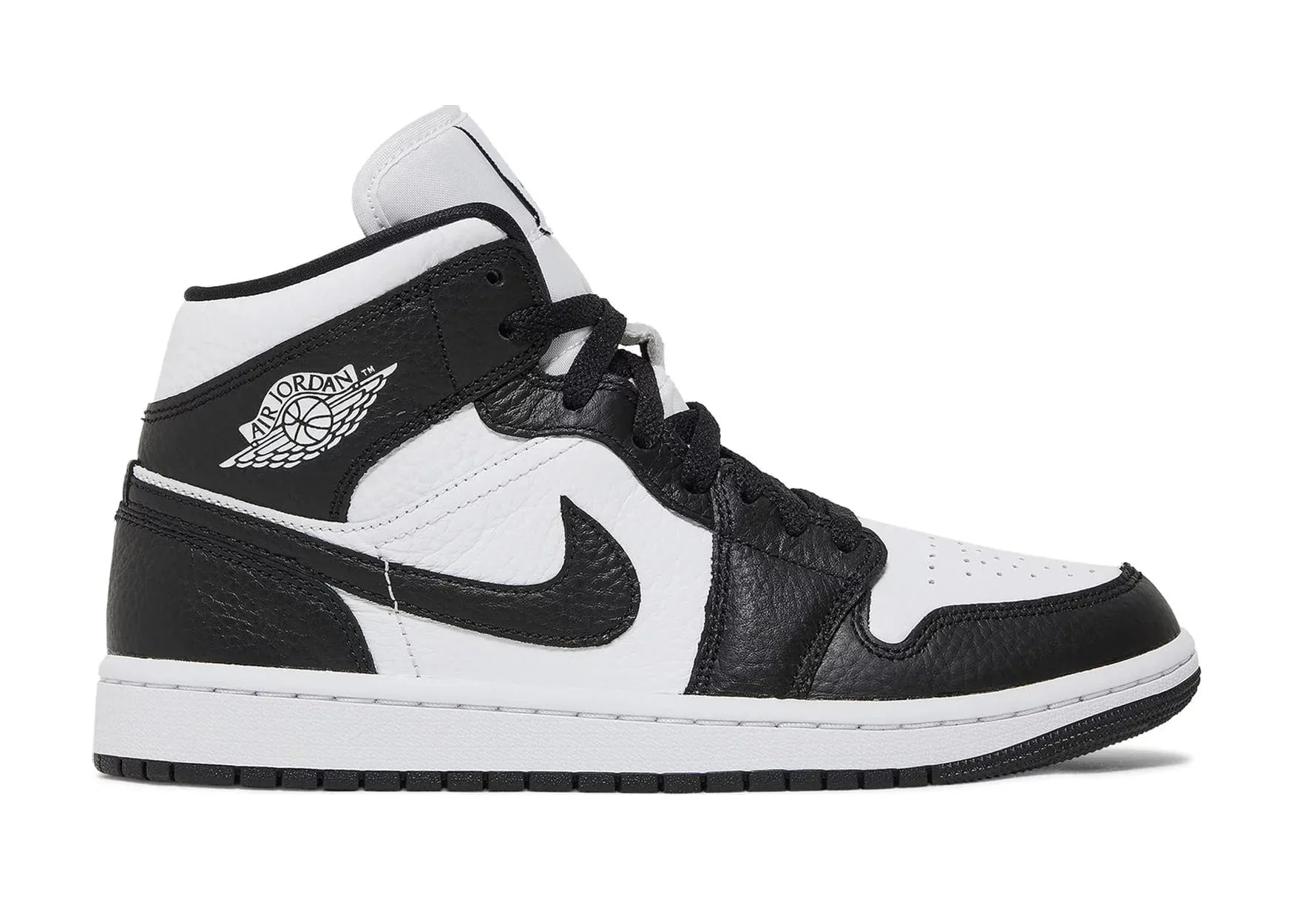 Nike Air Jordan 1 Mid Split Black White (W) - Sneaker Türkiye