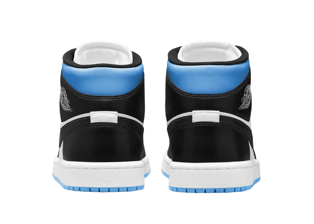 Nike Air Jordan 1 Mid University Black White (W) - Sneaker Türkiye