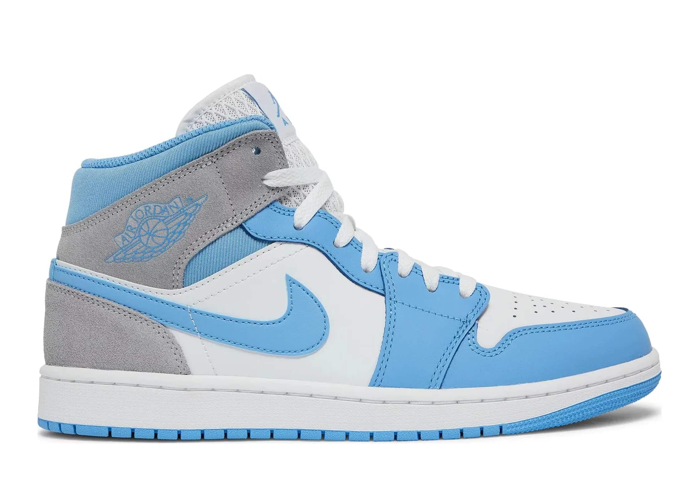 Nike Air Jordan 1 Mid University Blue Grey - Sneaker Türkiye