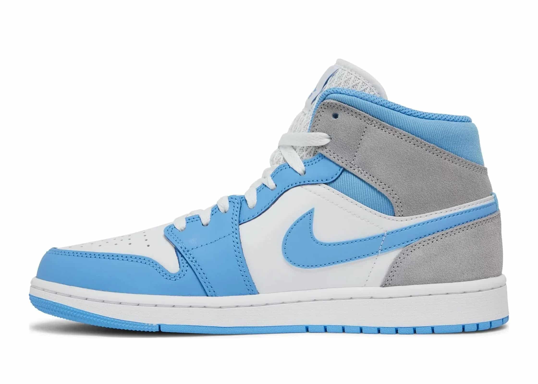 Nike Air Jordan 1 Mid University Blue Grey - Sneaker Türkiye
