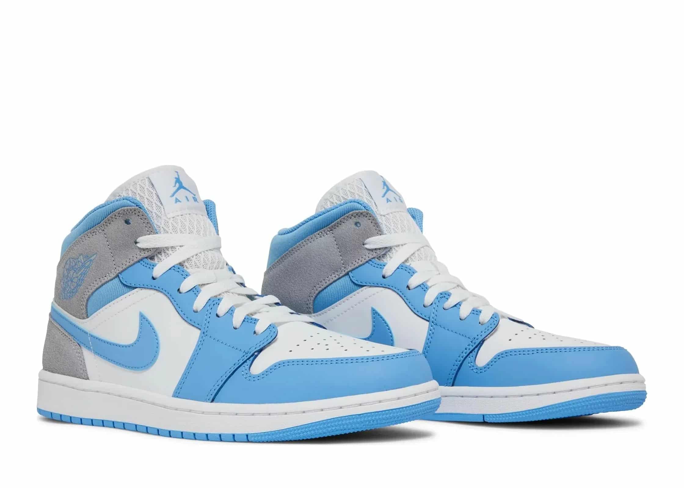 Nike Air Jordan 1 Mid University Blue Grey - Sneaker Türkiye